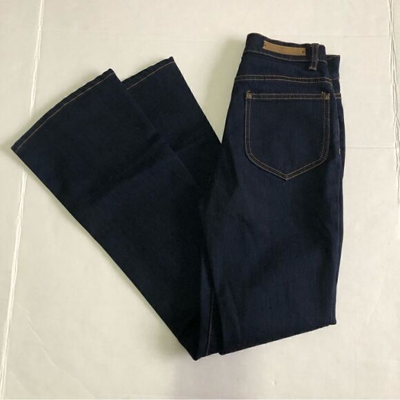 Les Folles de Joie Bootcut Jeans Sz 24 - Picture 4 of 6
